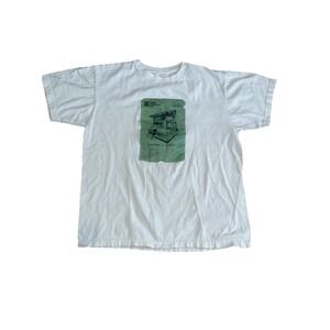 Perpetual x Daniel Arsham Studio Excavation Crew T Shirt Size Medium White Art